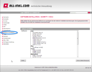 Wordpress Installation bei All-Inkl.